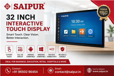 32 Inch Interactive Touch Display | Saipur