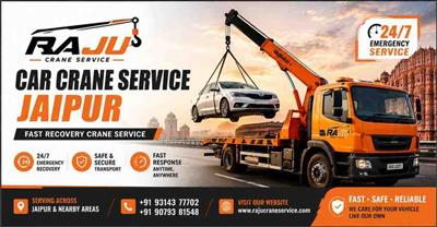 24/7 Car Crane Service in Jaipur – Fast Vehicle Recovery