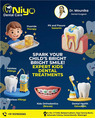 Gentle & Caring Kids Dental Treatments at Niyo Dental Care!