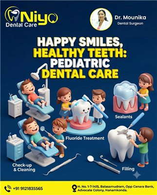 Gentle & Caring Kids Dental Treatments at Niyo Dental Care!