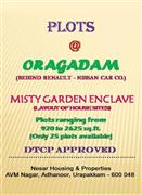 Plots sale at oragadam