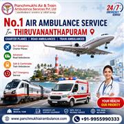 Get Panchmukhi Air Ambulance in Thiruvananthapuram for Advanced Patient Transfer
