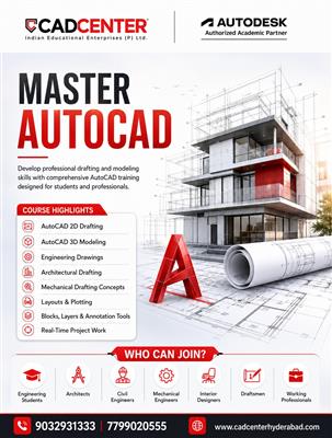 AutoCAD Training Institute In Ameerpet Hyderabad