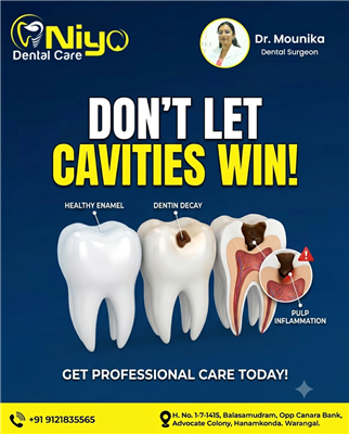 Advanced Dental Cavity & Tooth Decay Treatment at Niyo Dental Care, Hanamkonda |