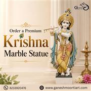 Order a Premium Krishna Marble Statue from Trusted Manufacturers