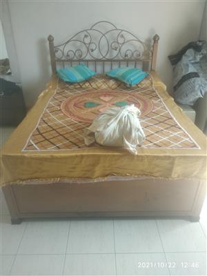 Solid Iron bed without mattress