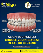Transform Your Smile with Metal & Ceramic Braces at Niyo Dental Care