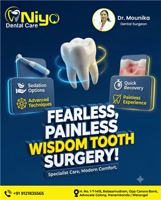 Gentle & Painless Wisdom Tooth Surgery at Niyo Dental Care