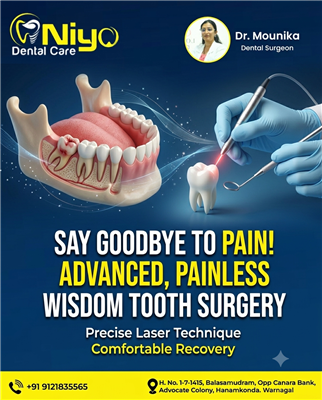 Gentle & Painless Wisdom Tooth Surgery at Niyo Dental Care