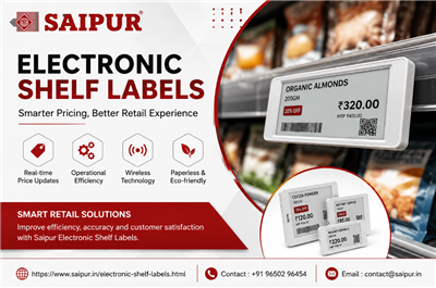 Electronic Shelf Labels by Saipur