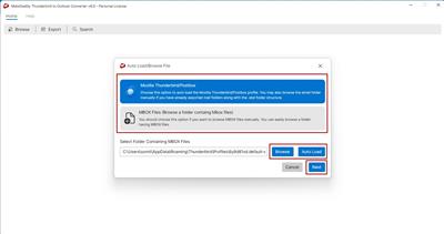 MailsDaddy Thunderbird to Outlook Converter