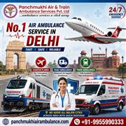 Panchmukhi ICU Air Ambulance in Delhi - Receive Continuous Patient Care