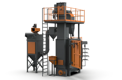 Door Mounted Hanger Type Shot Blasting Machine