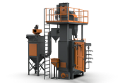 Door Mounted Hanger Type Shot Blasting Machine