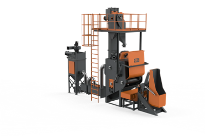 Door Mounted Hanger Type Shot Blasting Machine