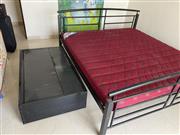 Godrej Double Bed with Mattress and Storage