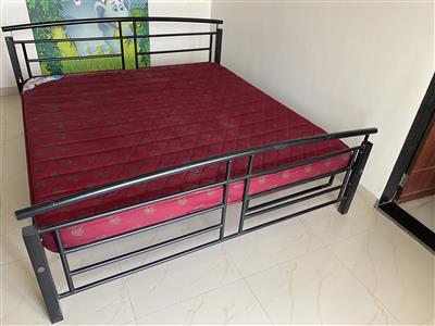 Godrej Double Bed with Mattress and Storage