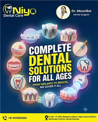 Painless Root Canal Treatment (RCT) at Niyo Dental Care, Hanamkonda & Warangal