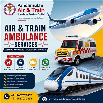 Panchmukhi Best Patient Shifting Ambulance in Bhopal- Continuous healthcare