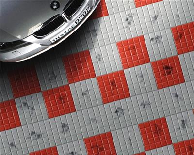 Pvc Chequered Tile Rubber Moulds 200x200x25, 300x300x25,400x400x25mm