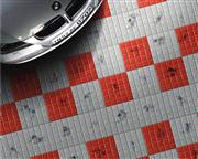 Pvc Chequered Tile Rubber Moulds 200x200x25, 300x300x25,400x400x25mm