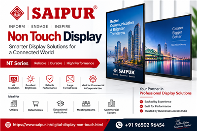 Professional Non Touch Display by Saipur