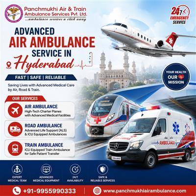 Panchmukhi Air Ambulance in Hyderabad Has a History of Meeting Urgent Medical