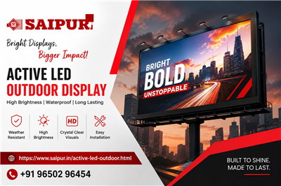 Saipur Outdoor LED Display – High-Brightness Outdoor Advertising Solution