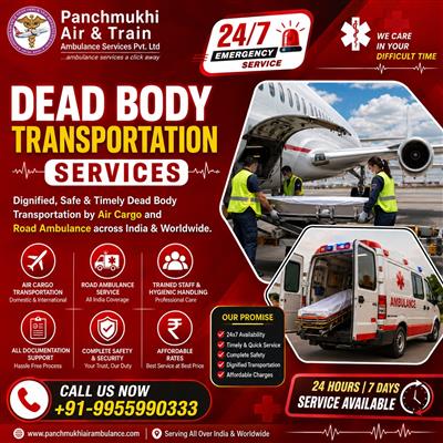 Panchmukhi Mortuary Box Transfer in Siliguri - Compassionate final rites transfe