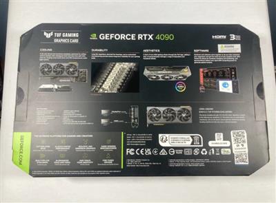 ASUS GEFORCE RTX 4090 24GB TUFF OC GAMING GRAPHICS CARD.