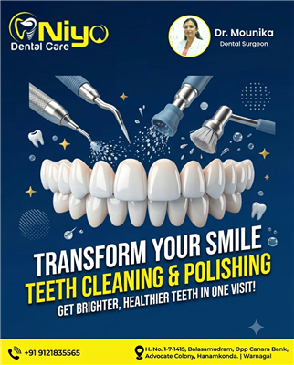 Best Teeth Cleaning & Scaling in Hanamkonda & Warangal | Niyo Dental Care