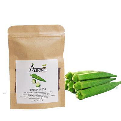 Abono Bhendi Seeds for Planting Home Garden