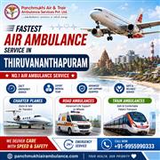 Panchmukhi Air Ambulance in Thiruvananthapuram is Renowned for Organizing Hassle