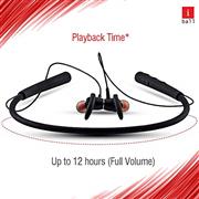 iBall EarWear Base BT 5.0 Neckband Earphone with Mic and 12 Hours Battery Life (