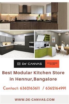 Best Modular Kitchen and Wardrobes in Hennur, Bangalore