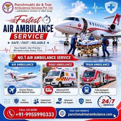 Panchmukhi Air Ambulance in Patna is considered a Premier Relocation Provider