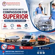Panchmukhi ICU Train Ambulance in Patna- Affordable Medical Transport