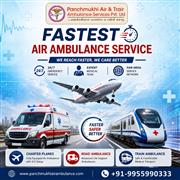 Panchmukhi Air Ambulance in Guwahati is Available to Serve You during Medical