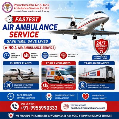 Hire Panchmukhi Air Ambulance in Mumbai for its Patient-Focused Service
