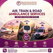Hire Panchmukhi Air and Train Ambulance Service in Amritsar with best Healthcare