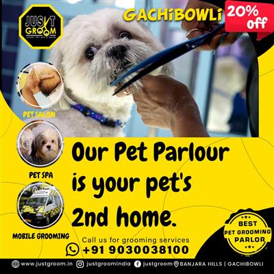 JUSTGROOM Pet Parlour is your Pet