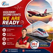 Falcon Emergency Low Cost Train Ambulance in Patna- Reliable Patient Movement
