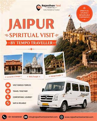 Tempo Traveller Rental Rajasthan | Comfortable Group Travel & Tours
