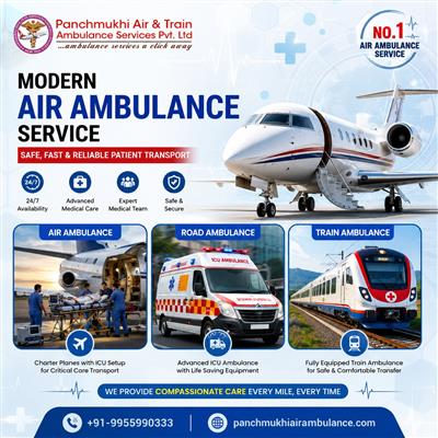 Panchmukhi Affordable Air Ambulance in Ernakulam- A Complete Long-Distance