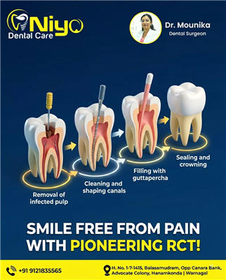 Painless Root Canal Treatment (RCT) in Hanamkonda & Warangal | Niyo Dental Care
