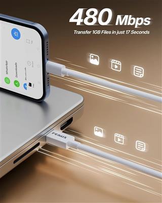 FEDUS 80W Type C Fast Charging Cable 1M