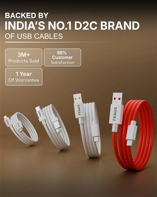 FEDUS 80W Type C Fast Charging Cable 1M
