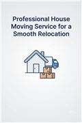 Professional House Moving Service for a Smooth Relocation