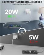 FEDUS iPhone Charger | 20W Apple Compatible Type C Adapter