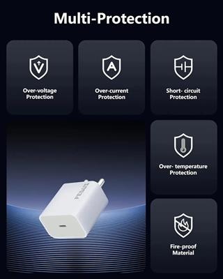 FEDUS iPhone Charger | 20W Apple Compatible Type C Adapter